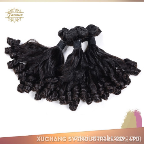 best selling products russian aunty funmi hair bouncy curls human virgin remy hair weave
